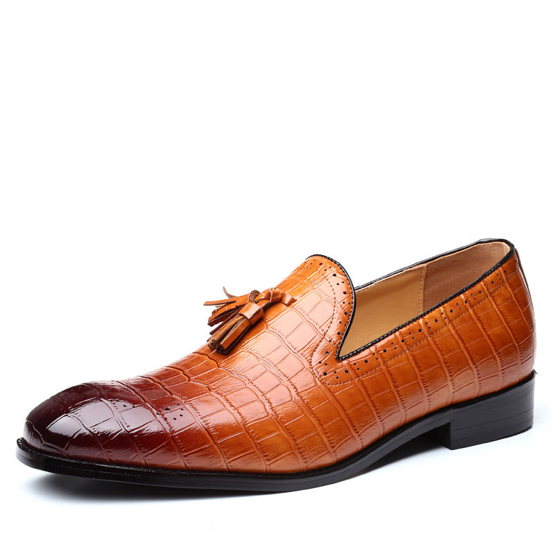 Brock leather shoes with tassel
