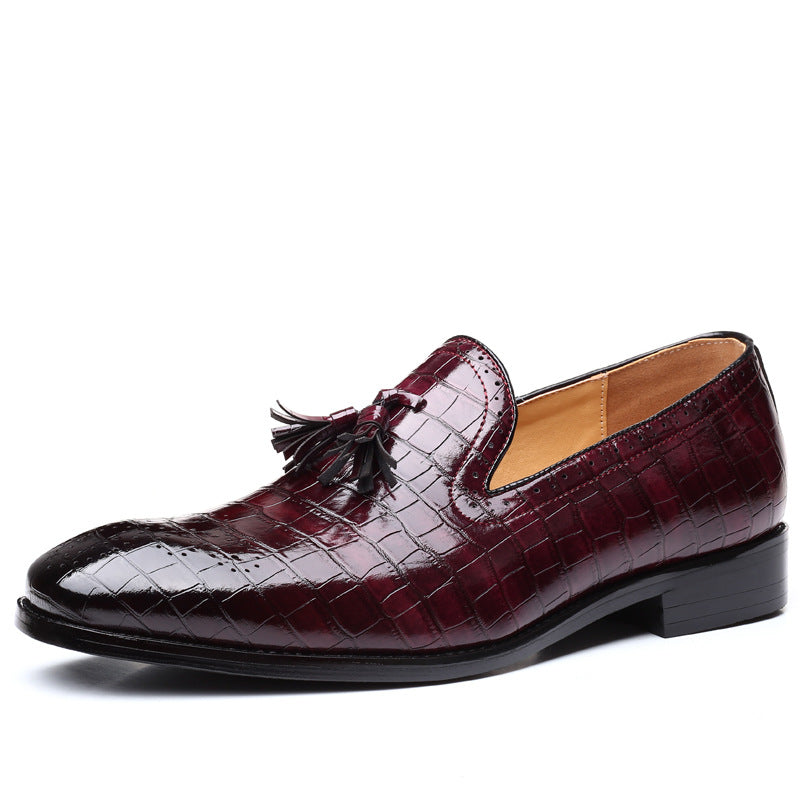 Brock leather shoes with tassel