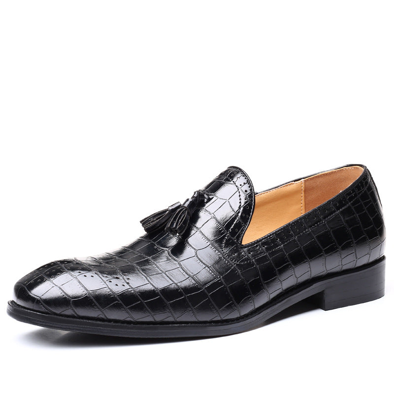 Brock leather shoes with tassel