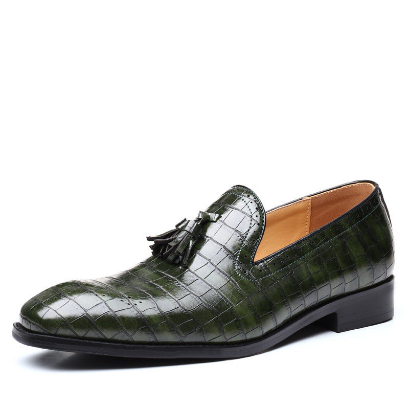 Brock leather shoes with tassel