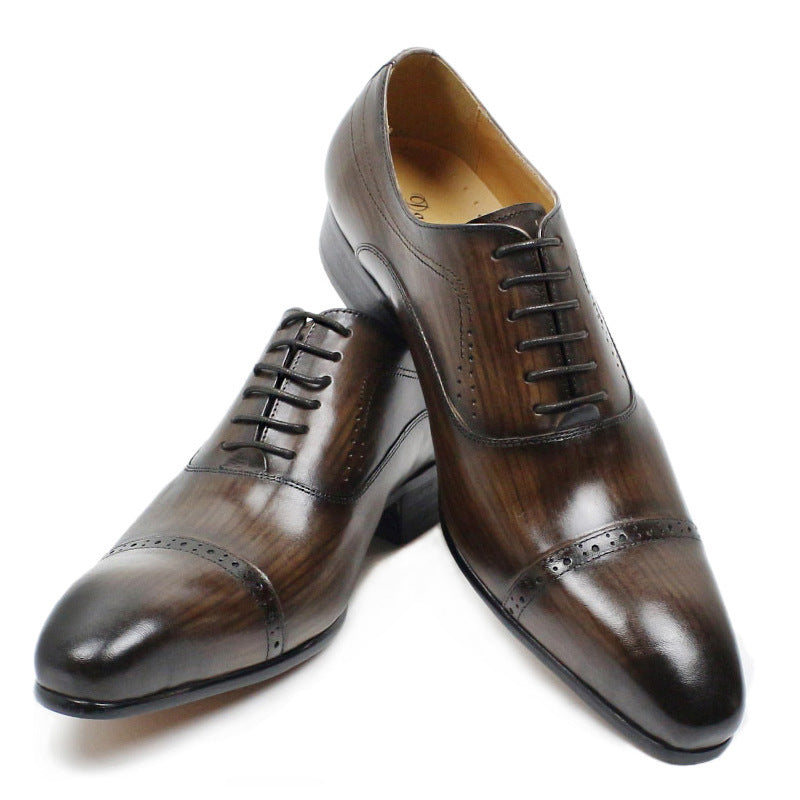 Pointed Oxford shoes