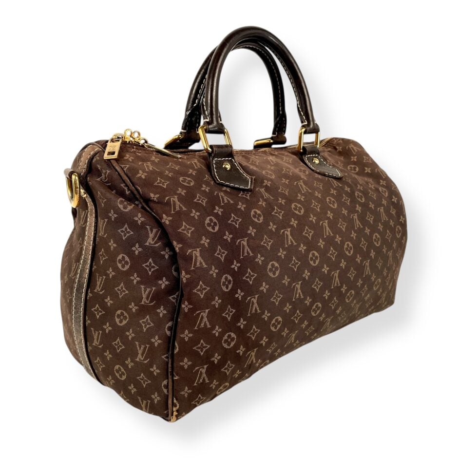 Louis Vuitton Mini Lin Speedy Bandouliere