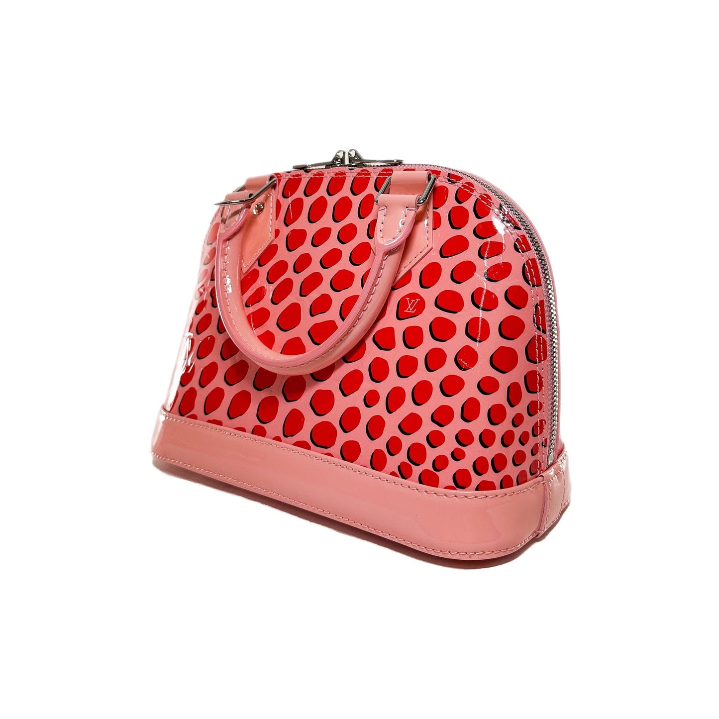 LOUIS VUITTON SUGAR PINK POPPY JUNGLE DOTS ALMA BB