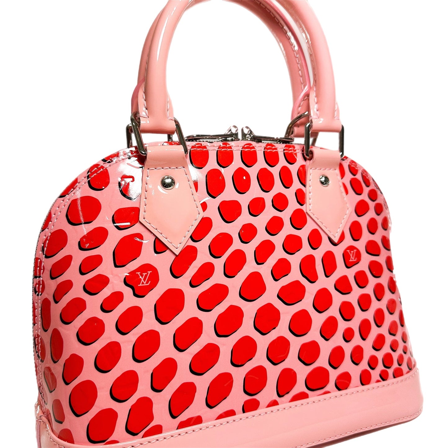 LOUIS VUITTON SUGAR PINK POPPY JUNGLE DOTS ALMA BB