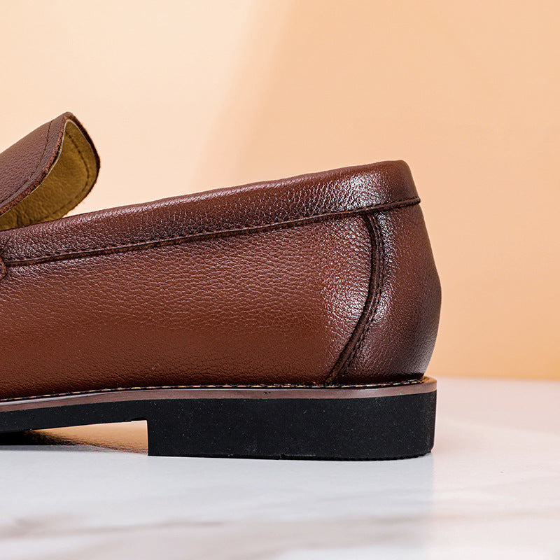 Business Men's Casual shoes Platform soled men's loafers