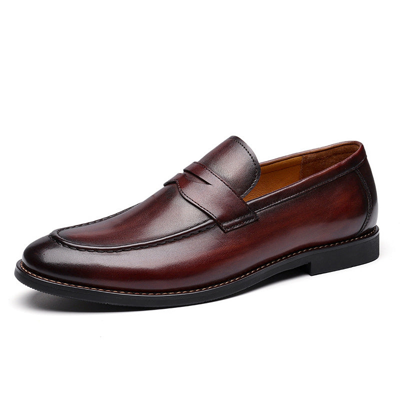 Business Men's Casual shoes Platform soled men's loafers