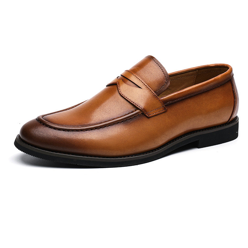 Business Men's Casual shoes Platform soled men's loafers