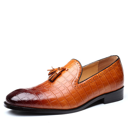 Brock leather shoes with tassel