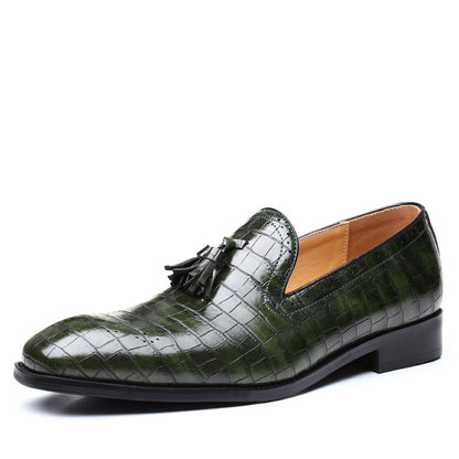 Brock leather shoes with tassel