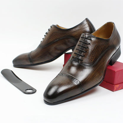 Pointed Oxford shoes