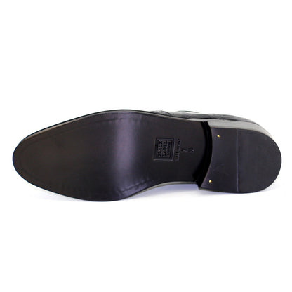 Men's dress alligator belly shoes