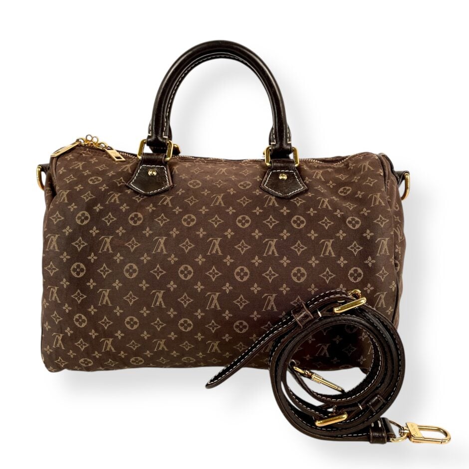 Louis Vuitton Mini Lin Speedy Bandouliere