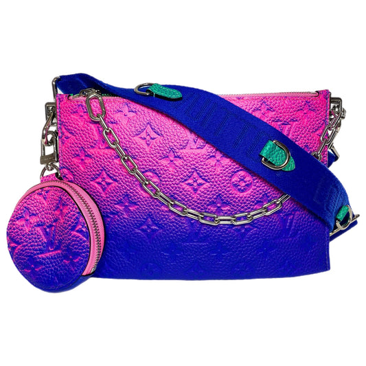LOUIS VUITTON X VIRGIL ABLOH MULTICOLOR MONOGRAM ILLUSION TRIO POUCH